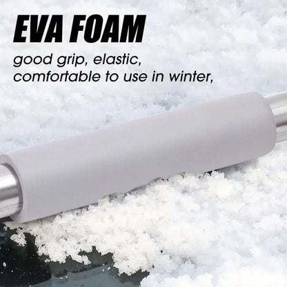 Car Snow Shovel 2-In-1 Multi Functional Removable Car Windshield Window Sweeping Snow Tools Defrosting Shovel De Icing Artifact