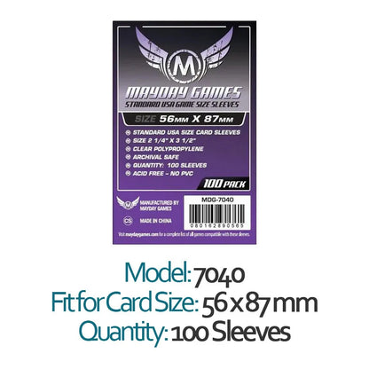 100 Sleeves MAYDAY Card Game Sleeve Protector Board Game Protective Sleeve MUNCHKIN MTG 41 45 56 59 63 68 87 88 92