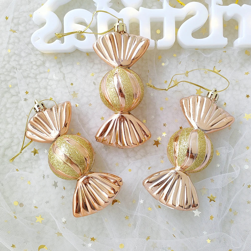 Christmas Hanging Candy Balls Ornament Donut Cupcake Ice Cream Cone Christmas Tree Pendant Home Navidad Christmas Decoratio 2024