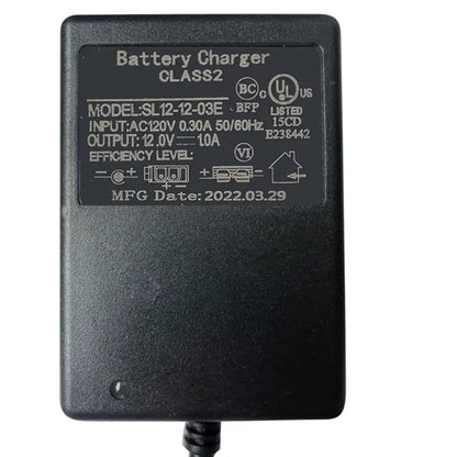 12V Battery Charger for Kids Ride on Toys, Power Supply Adapter for Yamaha Raptor 700R 12 Volt Children Electric Wheels Cars
