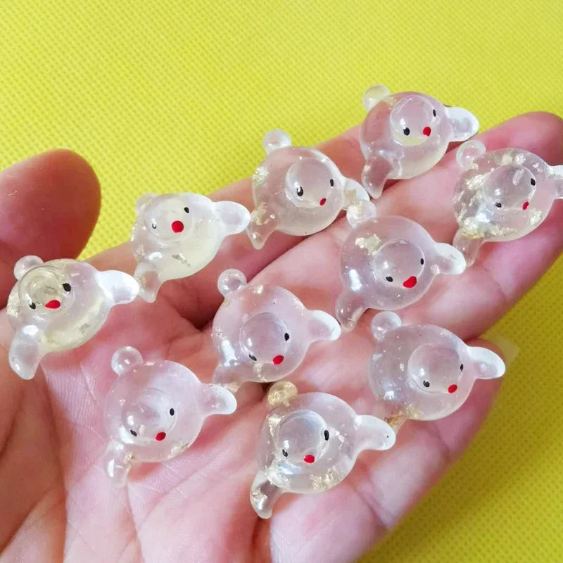 10Pcs/Green Frogs/Doll House//miniatures/cute/fairy Garden Gnome/Moss Terrarium Decor/Crafts/Bonsai/Diy Supplies