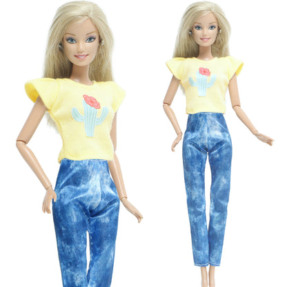 BJDBUS Doll Dress Newest Handmade Party High Quality Accessories Clothes for Barbie Doll Cloth Baby Girl Gift Toy Pants Skirt