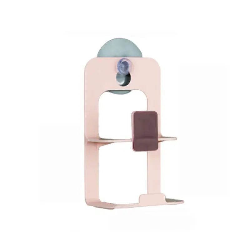Sink Drain Rack Metal Suction Cup Kitchen Storage Accessories Organizer Storage Sponge Holder Phone Glasses Bathroom Storage