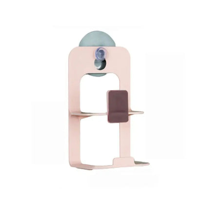 Sink Drain Rack Metal Suction Cup Kitchen Storage Accessories Organizer Storage Sponge Holder Phone Glasses Bathroom Storage