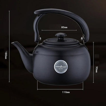 1L Stove Top Kettles Teapot With Comfortable Insulated Handle Stainless Steel Teapot