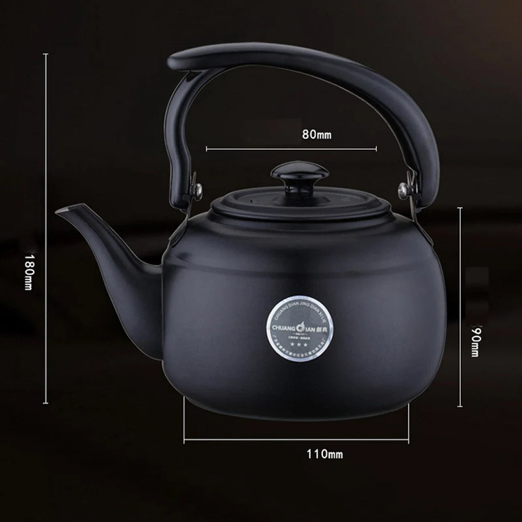 1L Stove Top Kettles Teapot With Comfortable Insulated Handle Stainless Steel Teapot