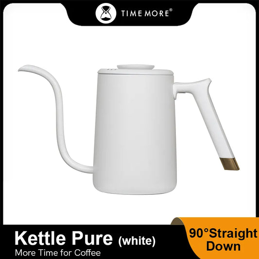 TIMEMORE Store Coffee Pot Kettle SwanNeckFineMouth 700mlFishPure Tea Milk for Kitchen Home Trave Office