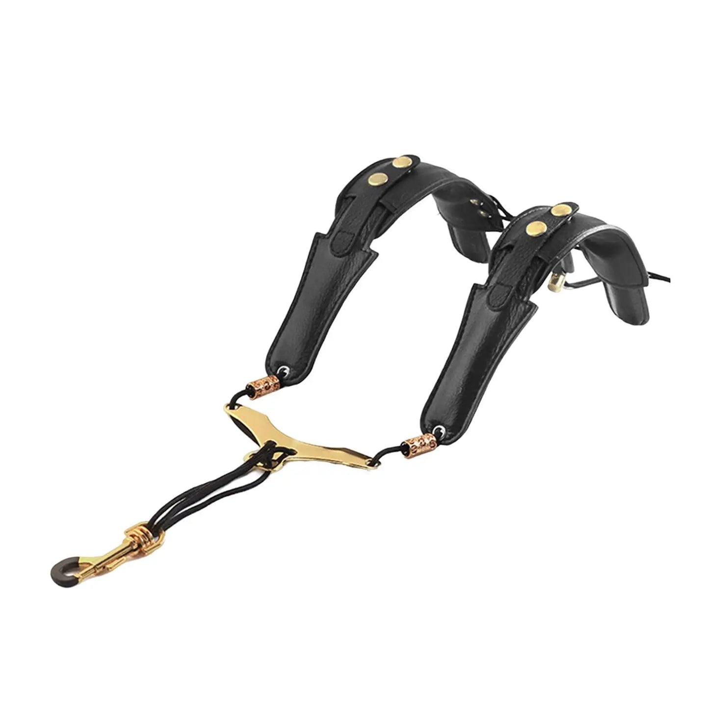 Professional Sax Harness Saxophone Strap Saxophone Shoulder Strap Adjustable Length for Alto / Tenor / Baritone Saxophone