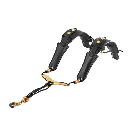 Professional Sax Harness Saxophone Strap Saxophone Shoulder Strap Adjustable Length for Alto / Tenor / Baritone Saxophone