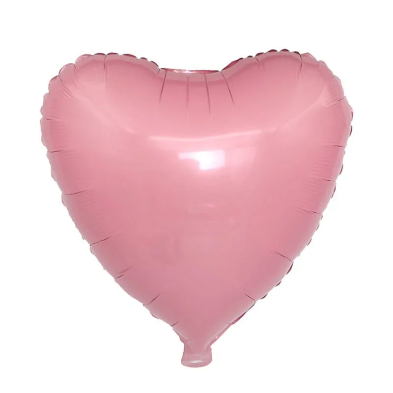 1pc 18inch Star Heart Inflatable Helium Balloon Birthday Party Decorations Kids Foil Balloons Wedding Christmas Supplies Gifts