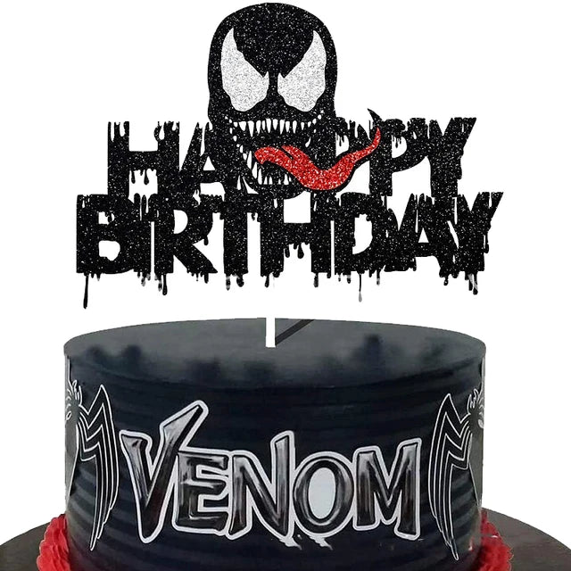 1set the Avengers Birthday Party Cake Topper Super Hero Spiderman Hulk Iron Man Cake Decoration for Kids Birthday Party Supplies