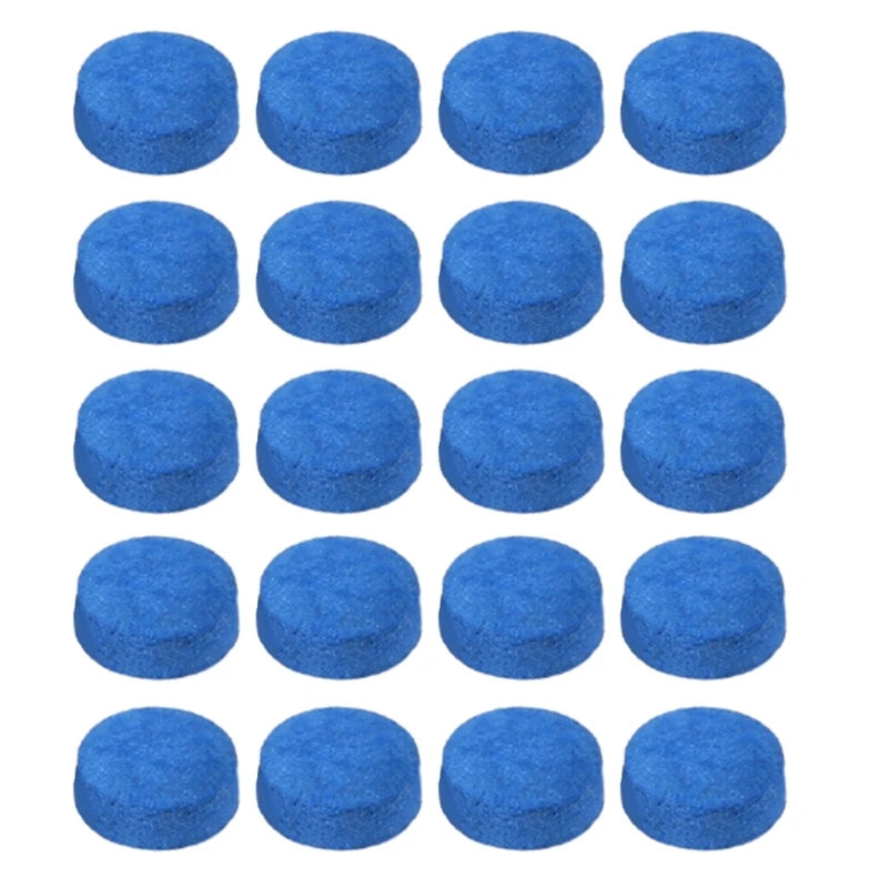 20 Pcs Billiard Pool Cue Tips Replacement Tips Pool Stick Tips Snooker Cue Tips for Pool Cues and Snooker Durable