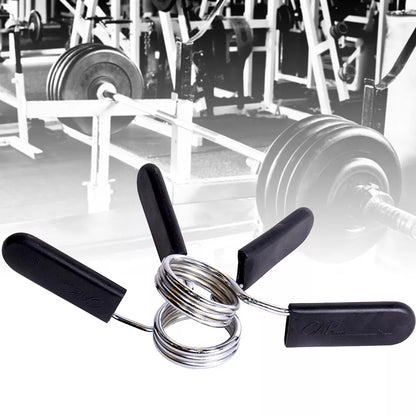 2pcs 24/25/28mm Spinlock Collars Barbell Collar Lock Dumbell Clips Clamp Weight Lifting Bar Gym Dumbbell Fitness Body Building