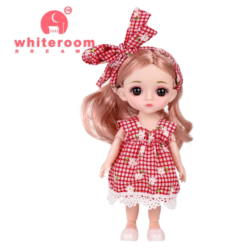 Doll for Girl Baby Doll Toys Children Kid Boy Toy PC Lover Holiday Gift Full Set Bjd 1/12 Mini Dolls Baby Clothes Dress Up