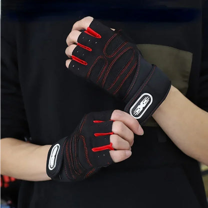 Gym Gloves Fitness Weight Lifting Gloves Body Building Training Sports Exercise Cycling Sport Workout Glove for Men Women M/L/Xl