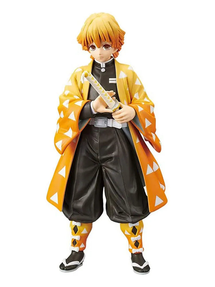 14CM Anime Demon Slayer Toy Kimetsu No Yaiba Figure Kamado Tanjirou Action Figure Agatsuma Zenitsu Nezuko Warrior PVC Model Toys