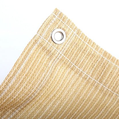 Thicken Beige Anti-Uv HDPE Sun Shade Net Plants Cover Net Garden Fence Decoration Balcony Wind Barrier Safety Privacy Screen Net