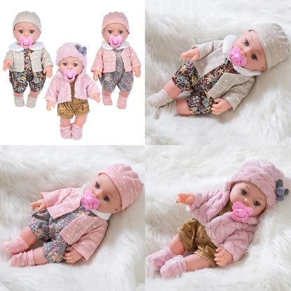12in Baby Dolls Realistic Newborn Baby Dolls Simulation Baby Girl Handmade Toy Accessories for Children Collection D5QA