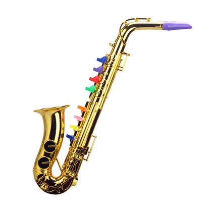 Toy Saxophone Kids Musical Instruments Wind and Brass Musical Instruments Teaching Songs for Toddlers for Kids Safety Tested BPA
