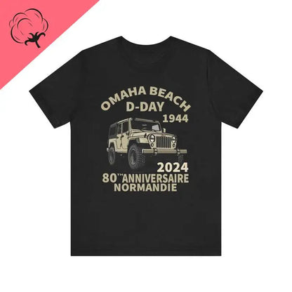 D-Day Shirt Omaha Beach Normandy Landings 80th Anniversary 1944-2024 Veteran Retro T-Shirt Gift Remembrance Day WW2 Tee Cotton