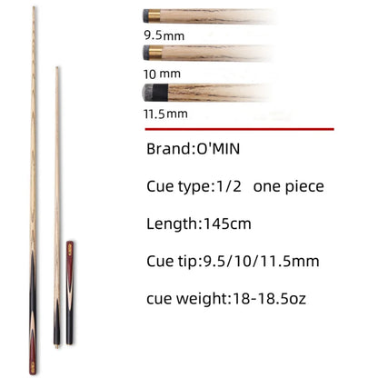 OMIN 57" Flash Lightning Snooker Billiard Pool Cue Stick 9.5/10/11.5mm Set