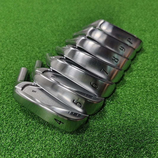 302 Golf Irons Set 7pcs 4-P S20C Forged Golf Club Graphite or Steel Shaft Shaft Dedicated Head Cover