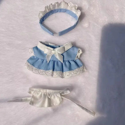 Spot Handmade 17 Cm Cute Mini Doll Clothing Accessories Doll Cotton Doll Suitable for Dolls Not Included