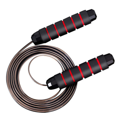 Adjustable Jump Rope Rapid Speed Jump Steel Skipping Rope Foam Handle Fitness Slim Body Professional Home Sport Equipment