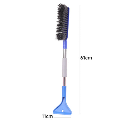Car Snow Shovel 2-In-1 Multi Functional Removable Car Windshield Window Sweeping Snow Tools Defrosting Shovel De Icing Artifact