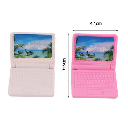 Doll Accessories Clothes Jewelry Luggage Suitcase Dollar Mini Plastic Toiletries Computer for 11.5 Inch Barbiees BJD Glasses Toy