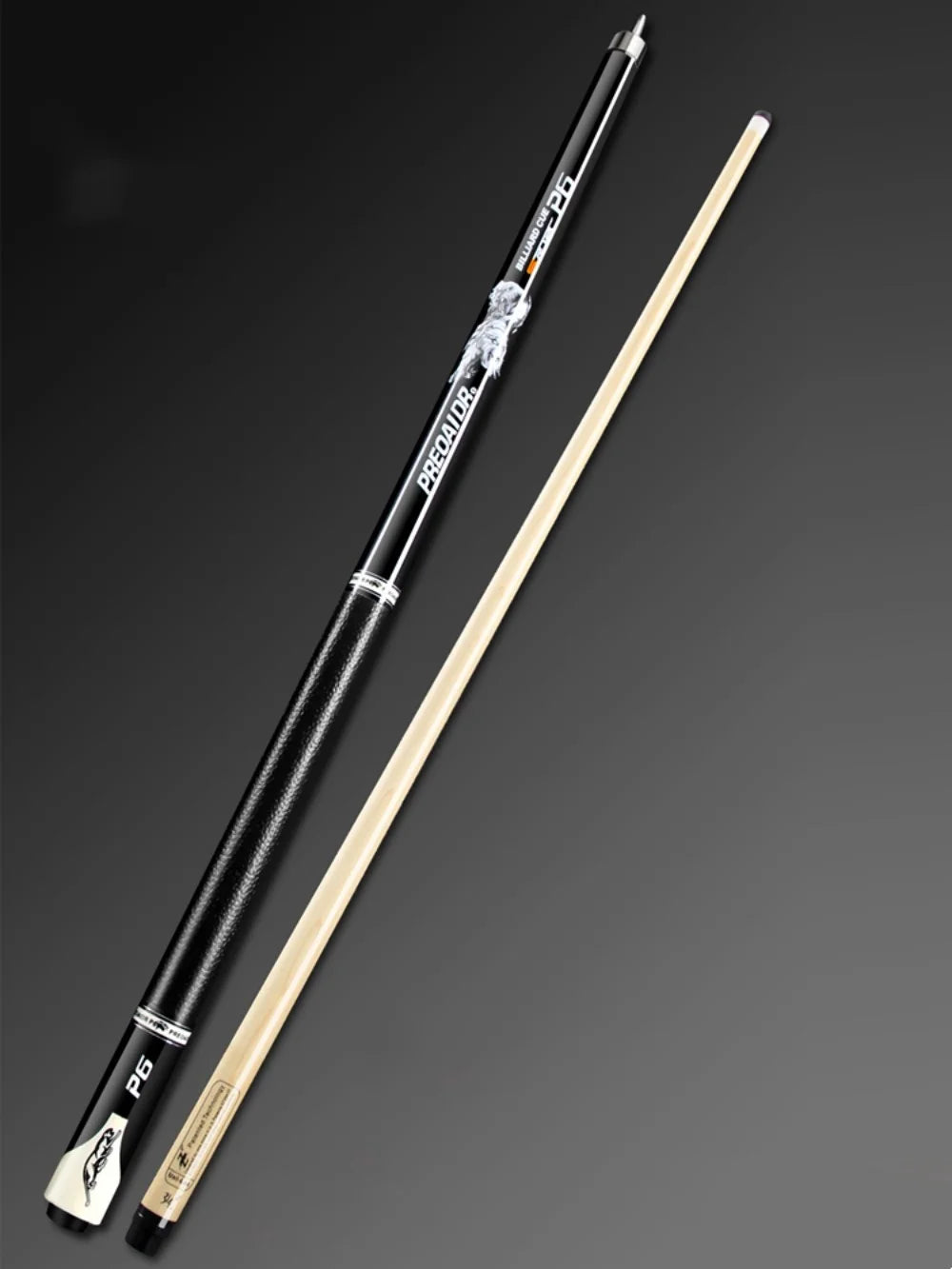 PREOAIDR 58" P6 Canadian Maple Billiards Pool Cue Stick 10.5/11.5/13mm + Extender