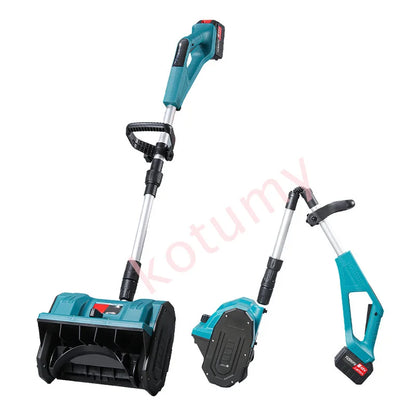 Foldable Winter Electric Snowplow Lithium Electric Snow Sweeper Cordless Brushless Snow Shovel Courtyard Street School