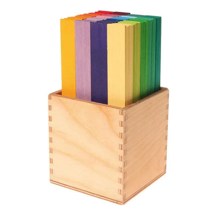 Children's Montessori Wooden Building Blocks Early Education Educational Toys Tree Flame House Stone Rainbow Blocks Wooden Toys