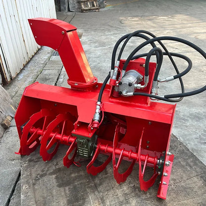 Derette Factory Direct Sale Snow Thrower Blower Snowplow Snow Sweeper for DRT450 Mini Skid Steer Loader Front End