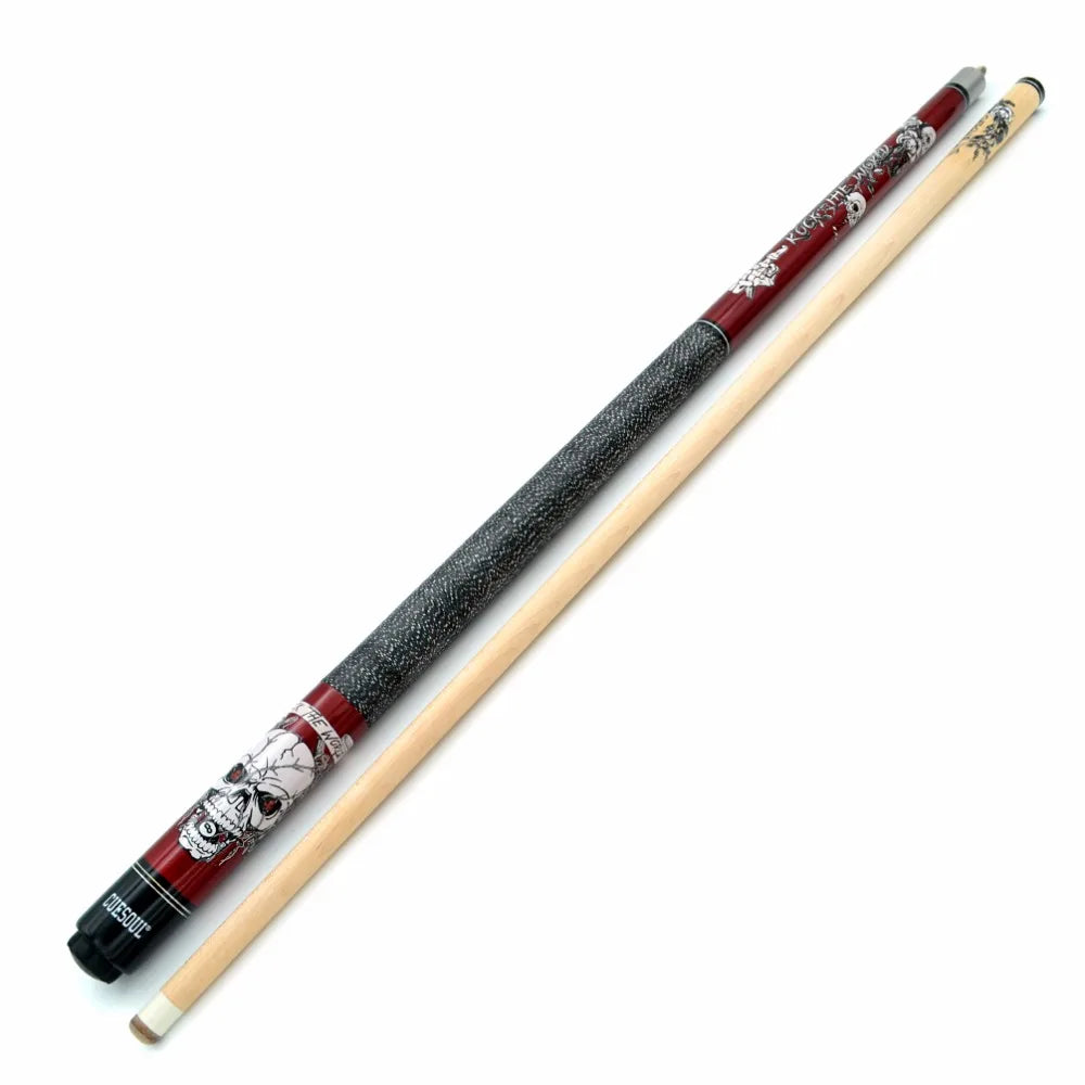 CUESOUL ROCK II 58" 19/20/21oz Black Pool Cue Stick 13mm With Cue Bag With and Joint/Shaft Protector