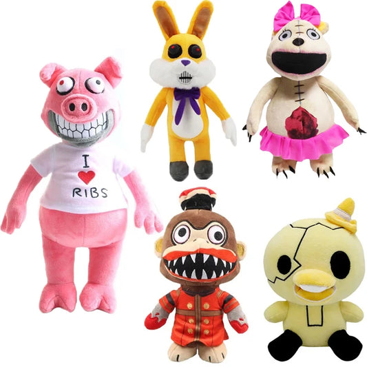 Dark Deception Plush Doll Toy Game Stuffed Animal Murder Monkey Mama Bear Lucky Rabbit Dread Ducky Peluche Plushies Figure Gift