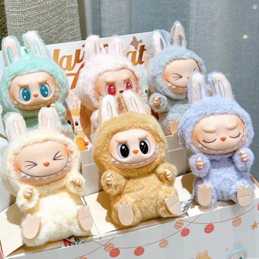 High Quality Anime Figure Surprise Box Have a Seat Vinyl Pendant Doll Model Toy Cute Monster 2 the Monsters Labubu Blind Box
