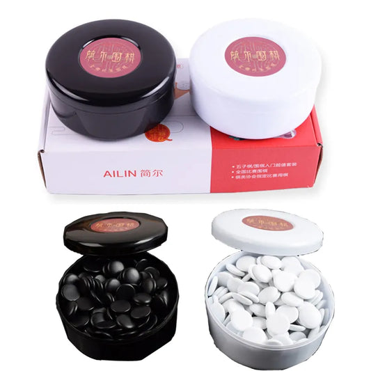 Melamine Bakelite 361pcs Chessman International Standard 19 Line Go Game Chess Weiqi Leather Chessboard High Quality