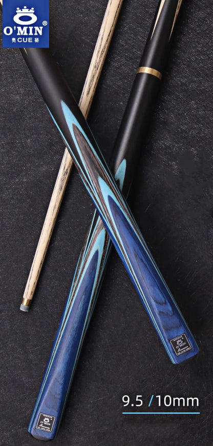 OMIN 57" Professional Gunman White Ash Snooker Billiard Pool Cue Stick 9.5mm/10mm Set
