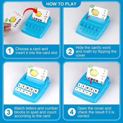 Children's Educational Toys Supporting Alphabet Arithmetic Games for Boys Girls 4-12 Years Old Gift Toys Early Education Tools