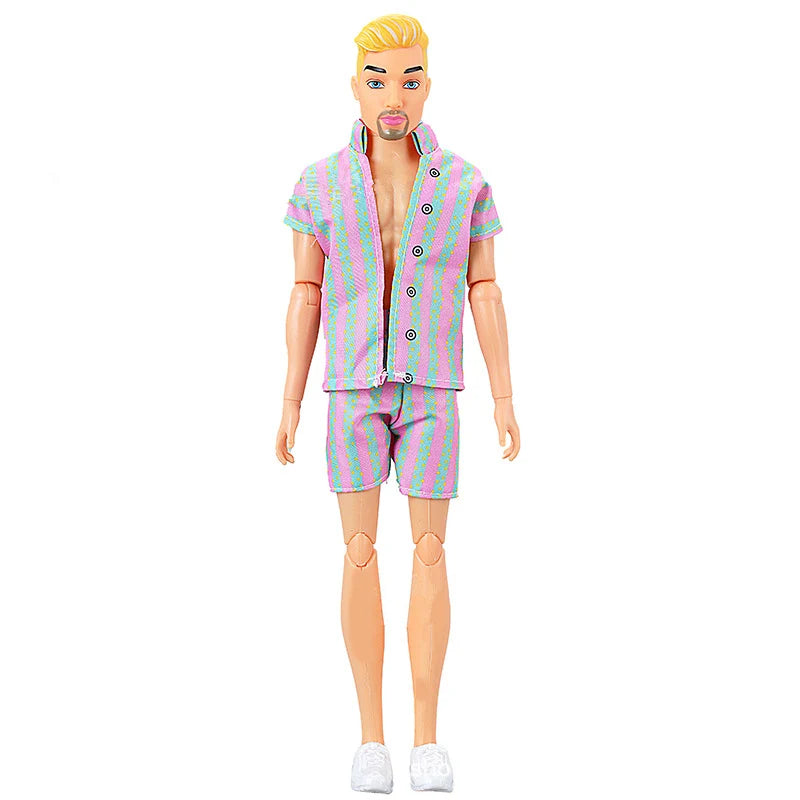 30cm Male/ Female Doll Full Set 1/6 Bjd Ken Doll With Clothes Girls Dress Up Toys Gifts