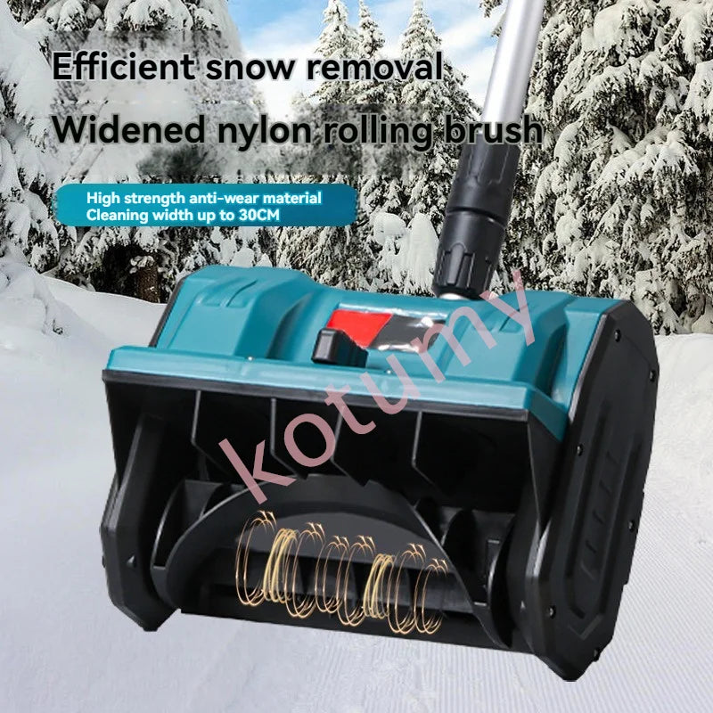 Foldable Winter Electric Snowplow Lithium Electric Snow Sweeper Cordless Brushless Snow Shovel Courtyard Street School
