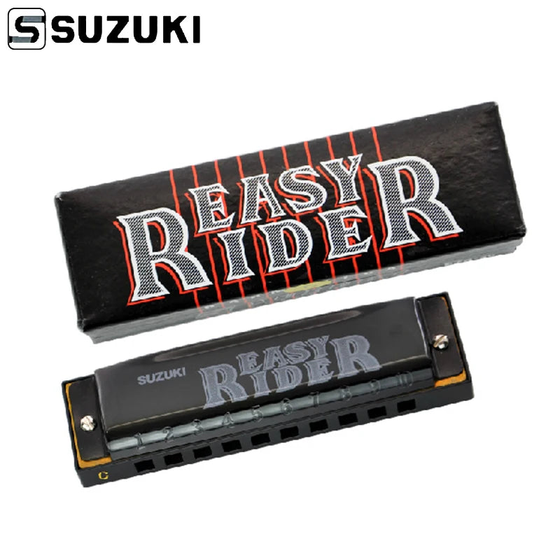 SUZUKI EZR20 Diatonic Harmonica 10 Hole Blues Harmonica - EZR-20B Easy Rider (C) NEW