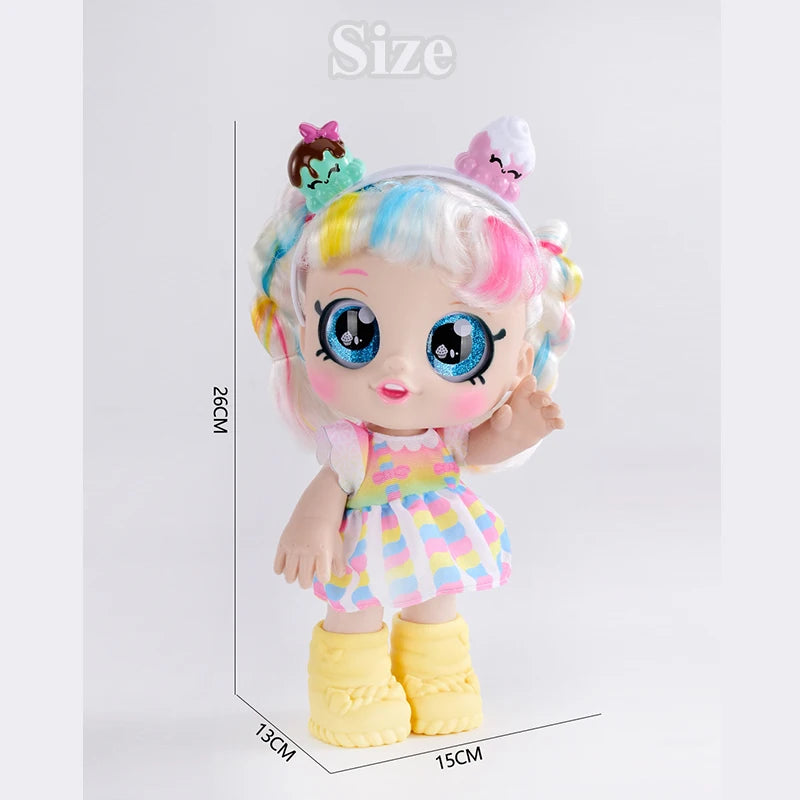 Mini Baby Play Doll Music Sing Electronic Doll Long Hair Cute Princess Dress Pretend Play House Doll Fashion Toys Gift for Girls
