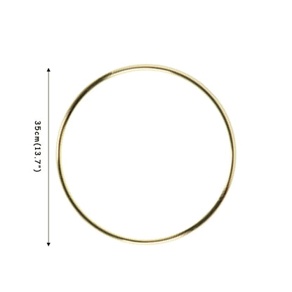 Ramadan Eid Mubarak Decorations for Home Iron Metal Wreath Hoop Islamic Muslim Festival Party Door Decor Ramadan Kareem Deco