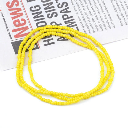 2022 Bohemia Double Layer Beads Belt Body Chain Women Summer Sexy Bikini Beach Waist Chain Charms Vintage Dress Waistband Belts