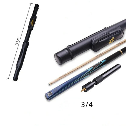 OMIN 57" Professional Gunman White Ash Snooker Billiard Pool Cue Stick 9.5mm/10mm Set