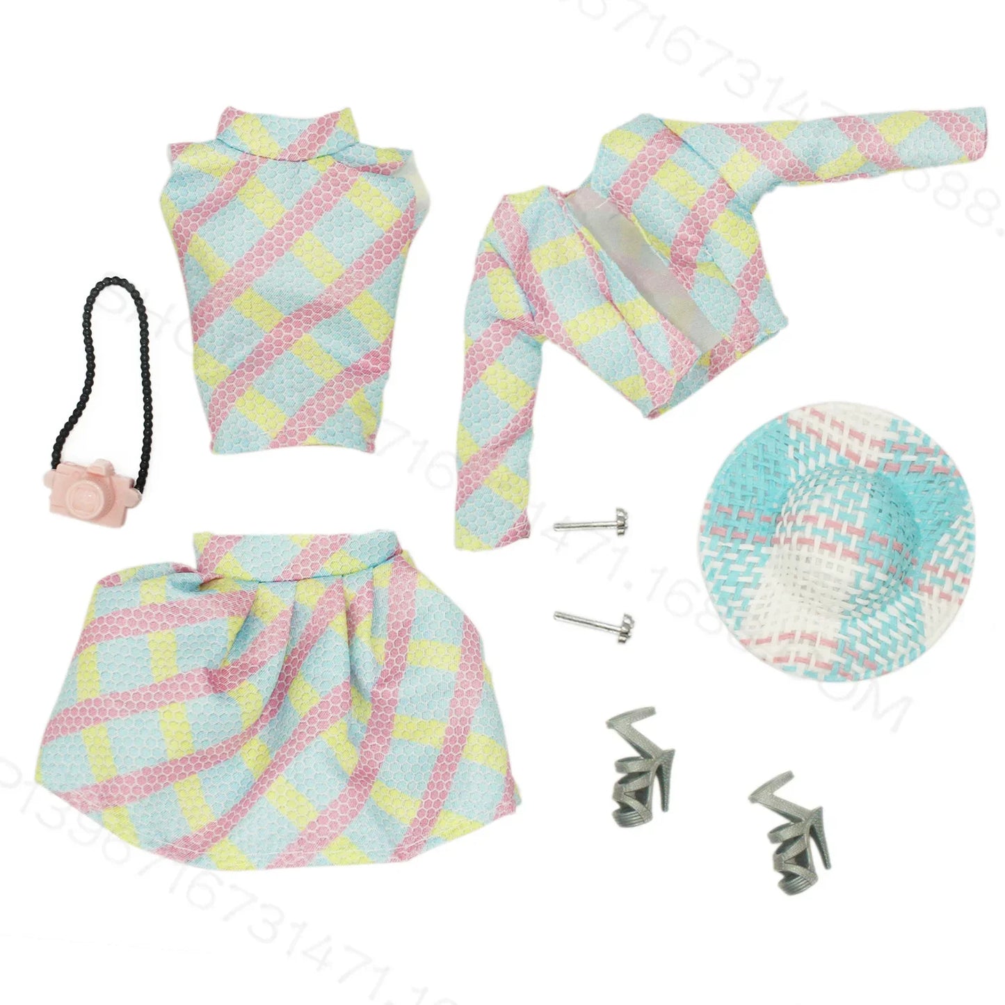 Fashion Clothing for Barbie Ken Dolls Clothes Movie Dress Up Denim Pants Set 1/6 Princess Skirts Bjd Toys for Girls Accessories