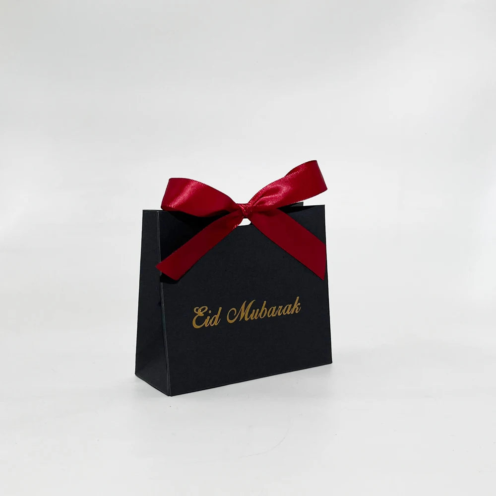 Eid Mubarak Gift Box Eid Mubarak Candy Packaging Boxes Muslim Islamic Festival Bag Family Dinner Party  Favors Decoration Suppli