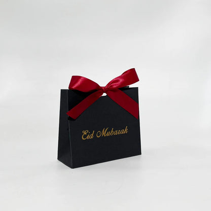 Eid Mubarak Gift Box Eid Mubarak Candy Packaging Boxes Muslim Islamic Festival Bag Family Dinner Party  Favors Decoration Suppli